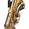 String Swing Alto Saxophone Stand Pedestal Black-4