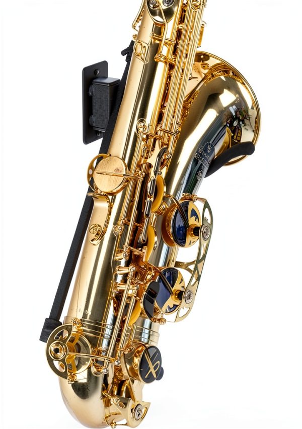 String Swing Alto Saxophone Stand Pedestal Black-4