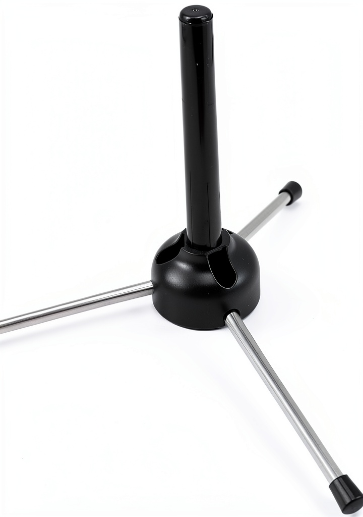 Installing Cheerock Clarinet Stand Metal Plastic T-Shape on a wooden desk