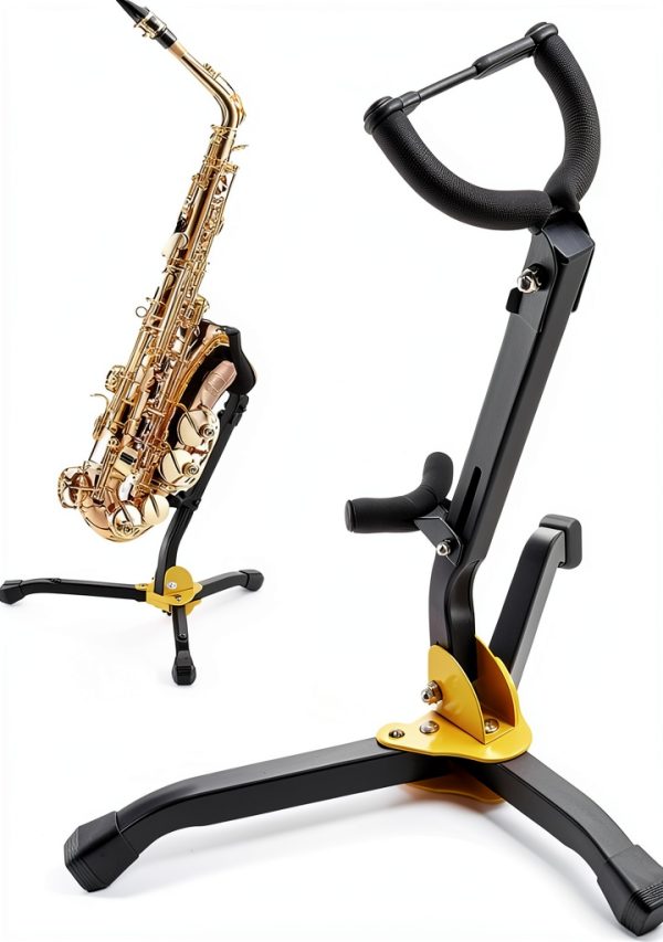 ESMAVO Alto Saxophone Stand Foldable Heavy Duty-0