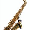 String Swing Alto Saxophone Stand Pedestal Black-2