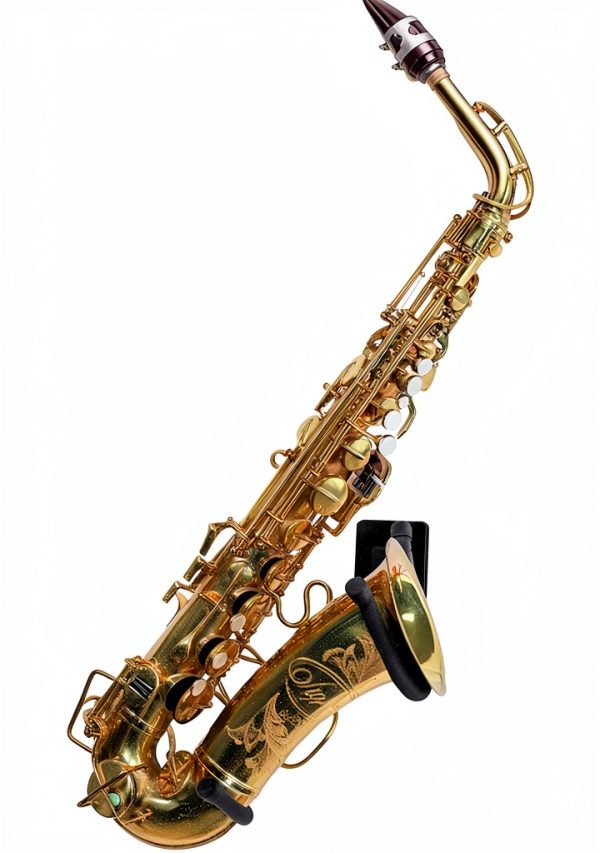 String Swing Alto Saxophone Stand Pedestal Black-2