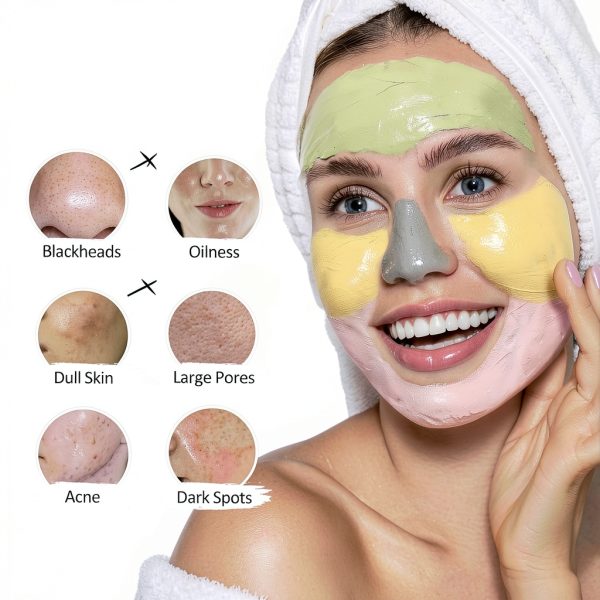 Clay Mask Set SHVYOG 4 Piece Facial Collection-4