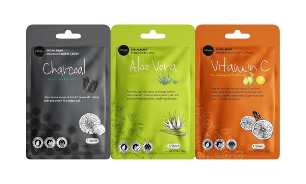 Facial Mask Set Celavi Cosmetics Paraben Free-6