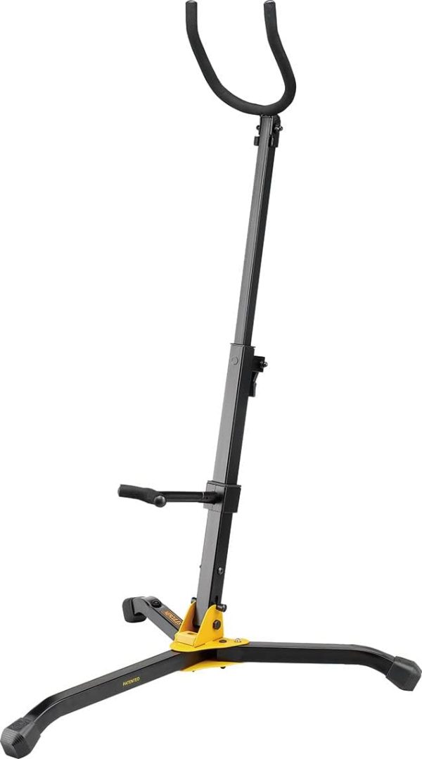 KMC Music Saxophone Stand Black Rubber Material-0