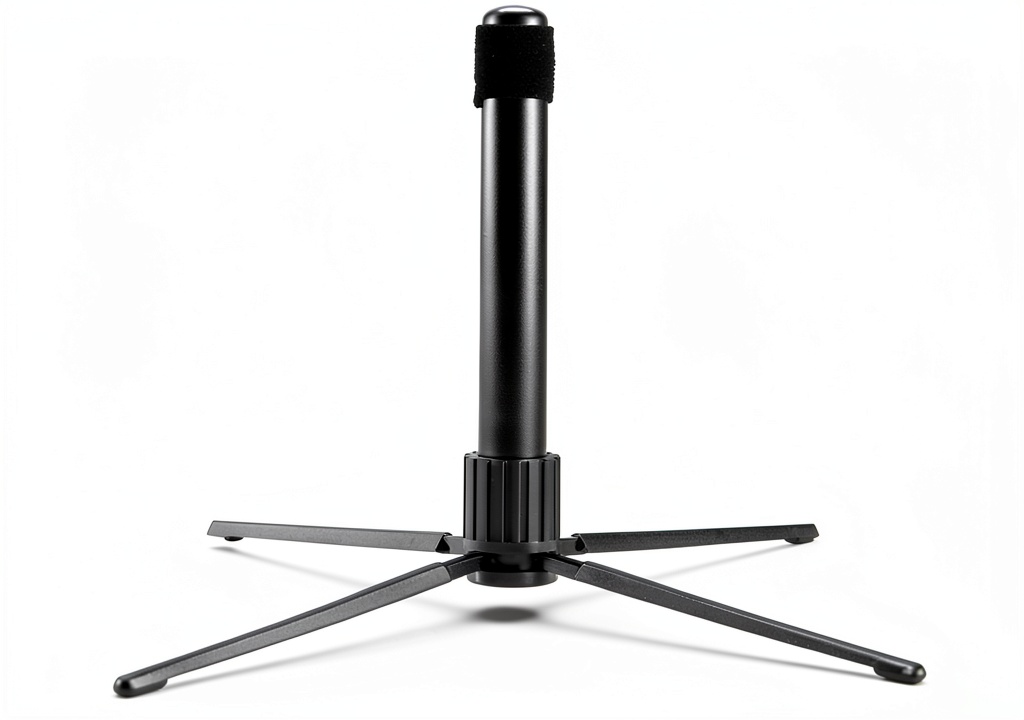 Pavo flute stand with a flute on it