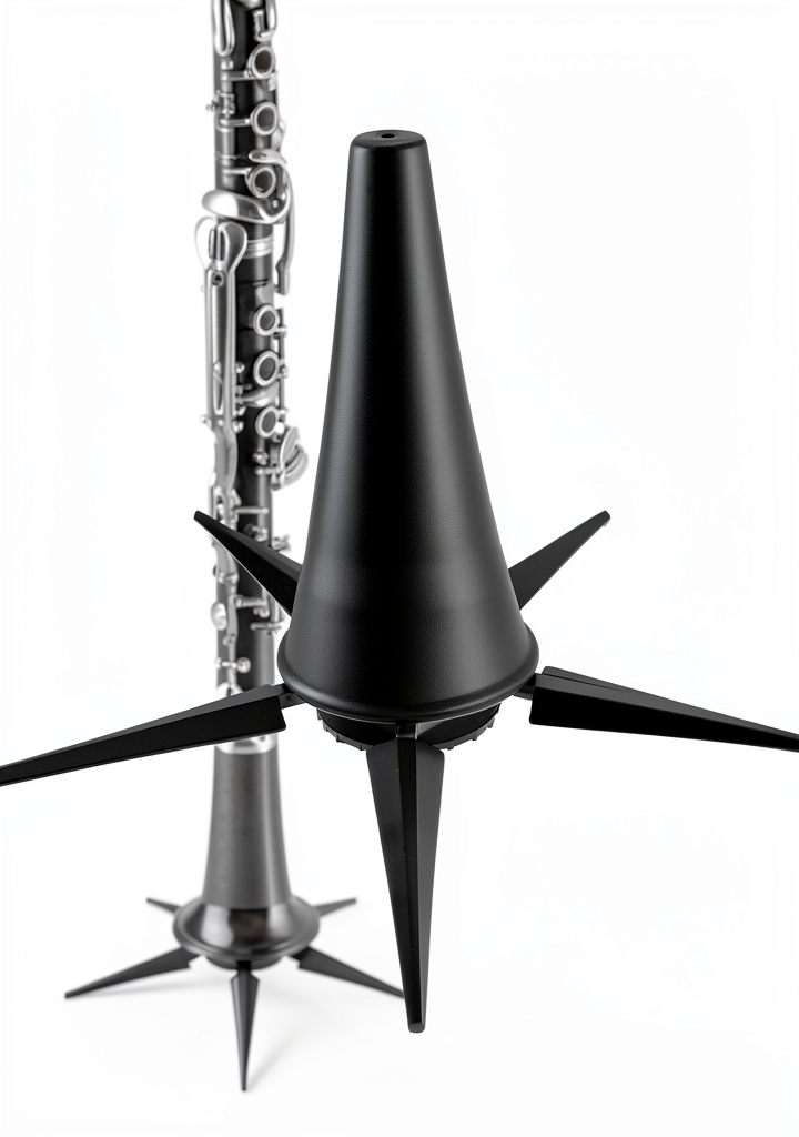 Cheerock Clarinet Stand in use