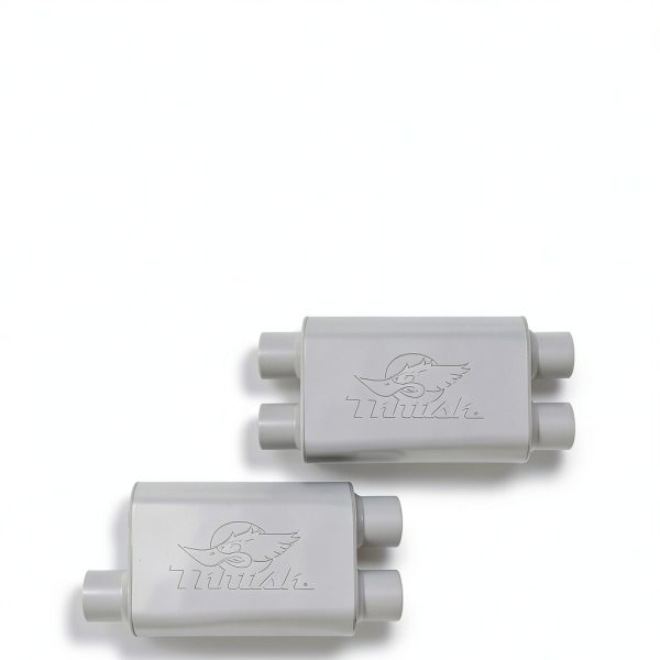 Thrush Oval Exhaust Muffler 17651 Aggressive Sound Alloy Steel-4