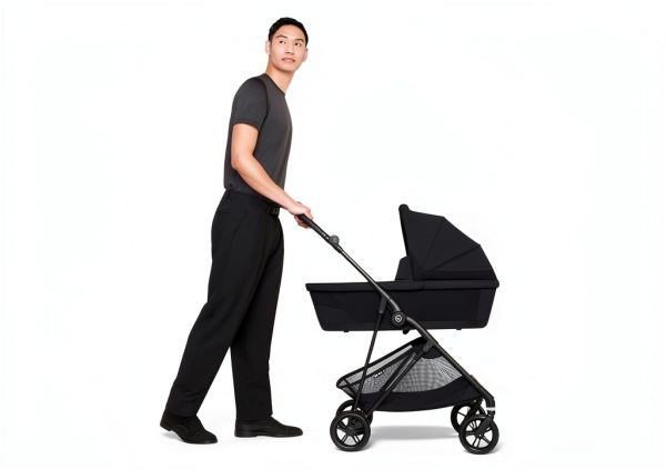 Cybex Moon Black Baby Stroller Bassinet Mesh-5