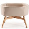 Babyletto Gathre Bassinet Ivory Vegan Leather-4