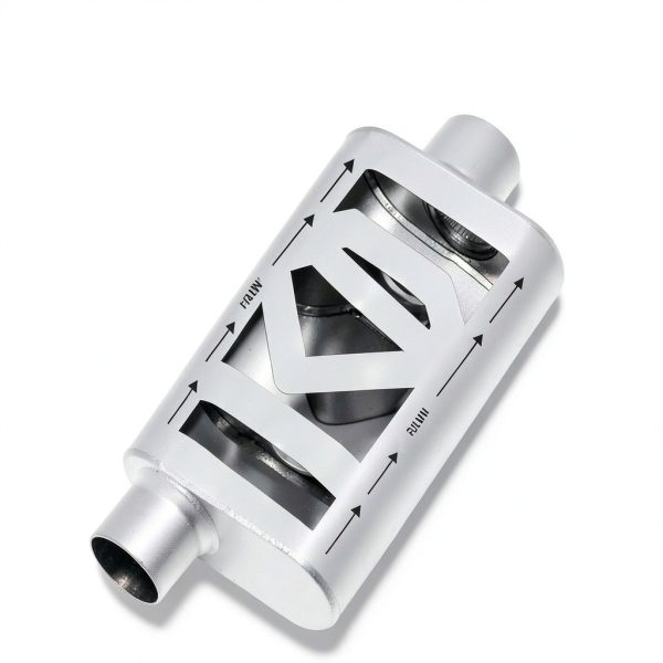 Thrush Oval Exhaust Muffler 17651 Aggressive Sound Alloy Steel-5