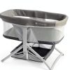 Baby Trend Quick-Fold Rocking Bassinet Gray-0