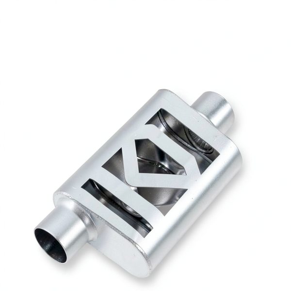 Thrush Oval Exhaust Muffler 17651 Aggressive Sound Alloy Steel-1