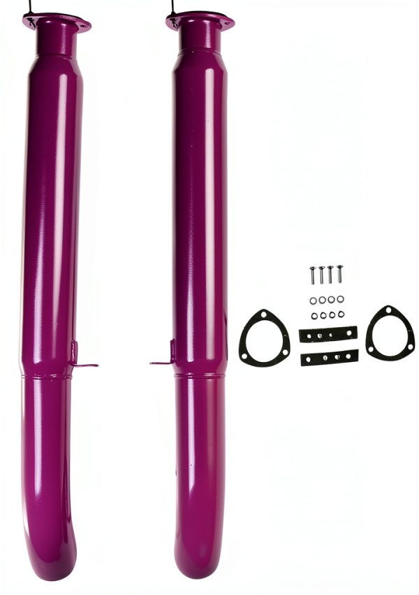 Flowtech Muffler Purple Jeep Header 3 Inch Exhaust-0