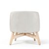 Babyletto Gathre Bassinet Ivory Vegan Leather-6