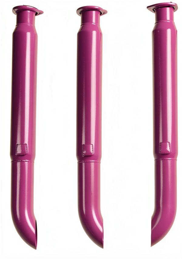 Flowtech Muffler Purple Jeep Header 3 Inch Exhaust-3