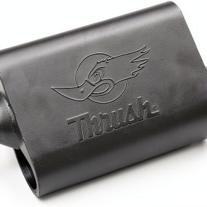 Thrush Oval Exhaust Muffler 17651 Aggressive Sound Alloy Steel-0