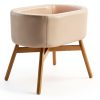 Babyletto Gathre Bassinet Ivory Vegan Leather-2
