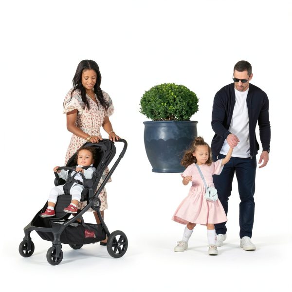 Baby Stroller Bassinet Polyester Pram for Newborns-8